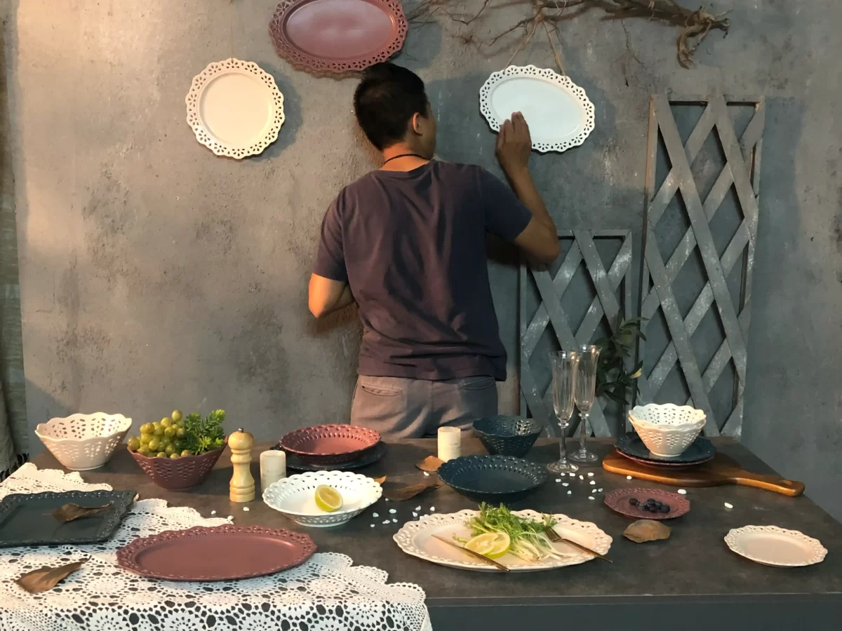3.Professional Amazon Production Photography for ceramic dinnerware