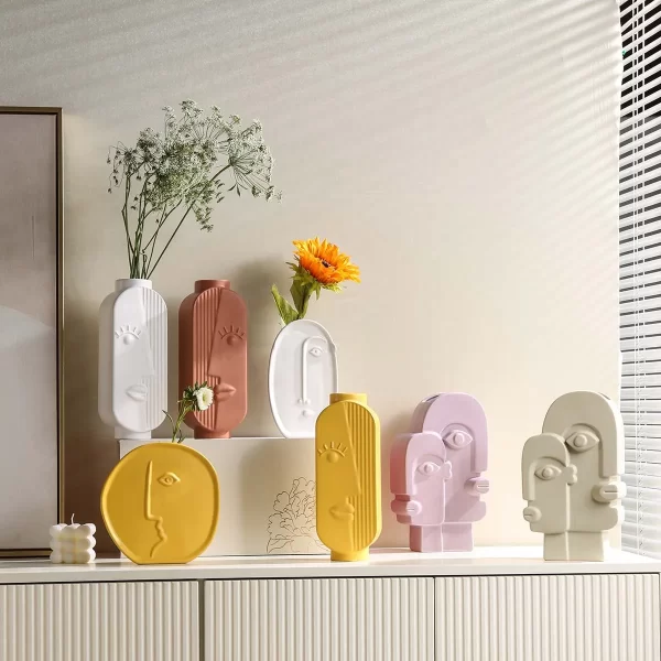 Artistic Ceramic Bud Vases Wholesale, Bulk Flower Vases-51