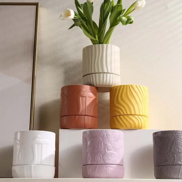 Artistic Ceramic Bud Vases Wholesale, Bulk Flower Vases-58 2
