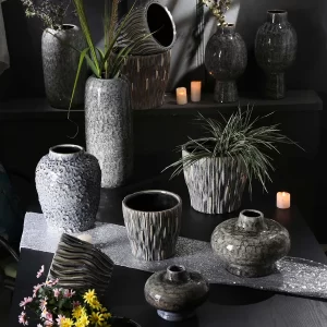 Bulk Plant Pots & Bulk Flower Vases With Kiln-Change Texture-1
