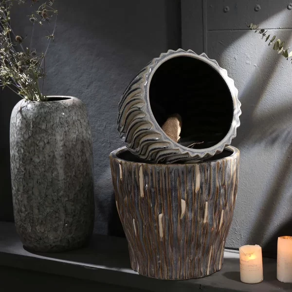 Bulk Plant Pots & Bulk Flower Vases With Kiln-Change Texture-2