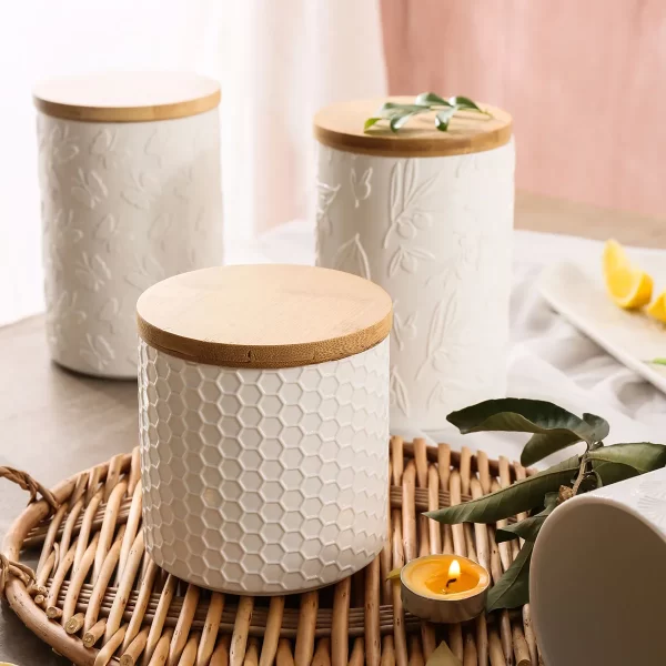 Ceramic Bulk Kitchen Utensils Holders, Casseroles, Jars, Oil Bottles Wholesale (14)
