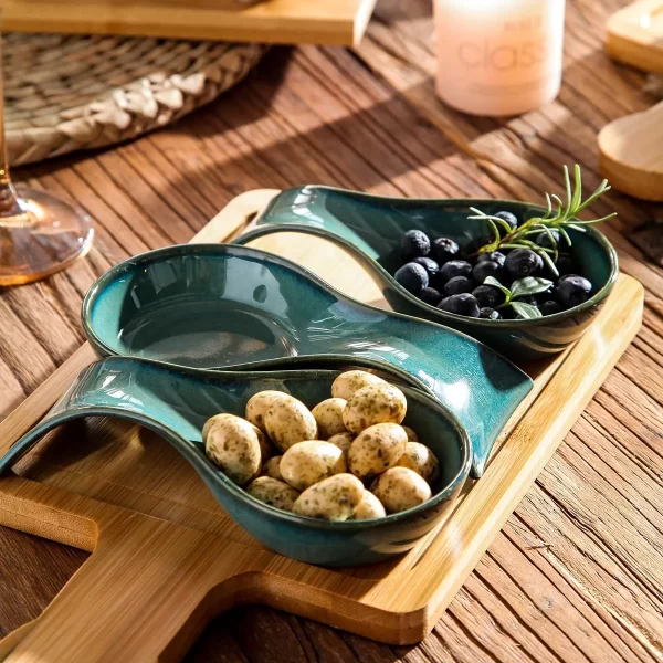 Custom Snack Bowls, Tapas Serving Dishes Wholesale, Olive Oil Dipping Dishes (2)