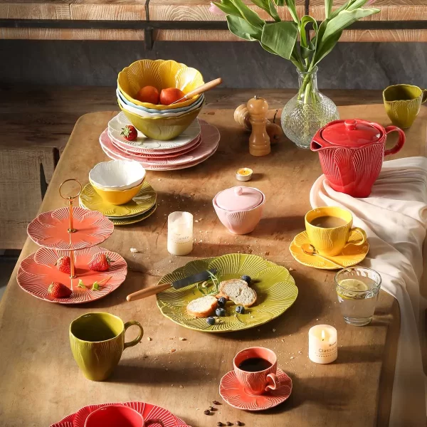 Delicate Bulk Crockery Set, Petal Tableware Wholesale (1)