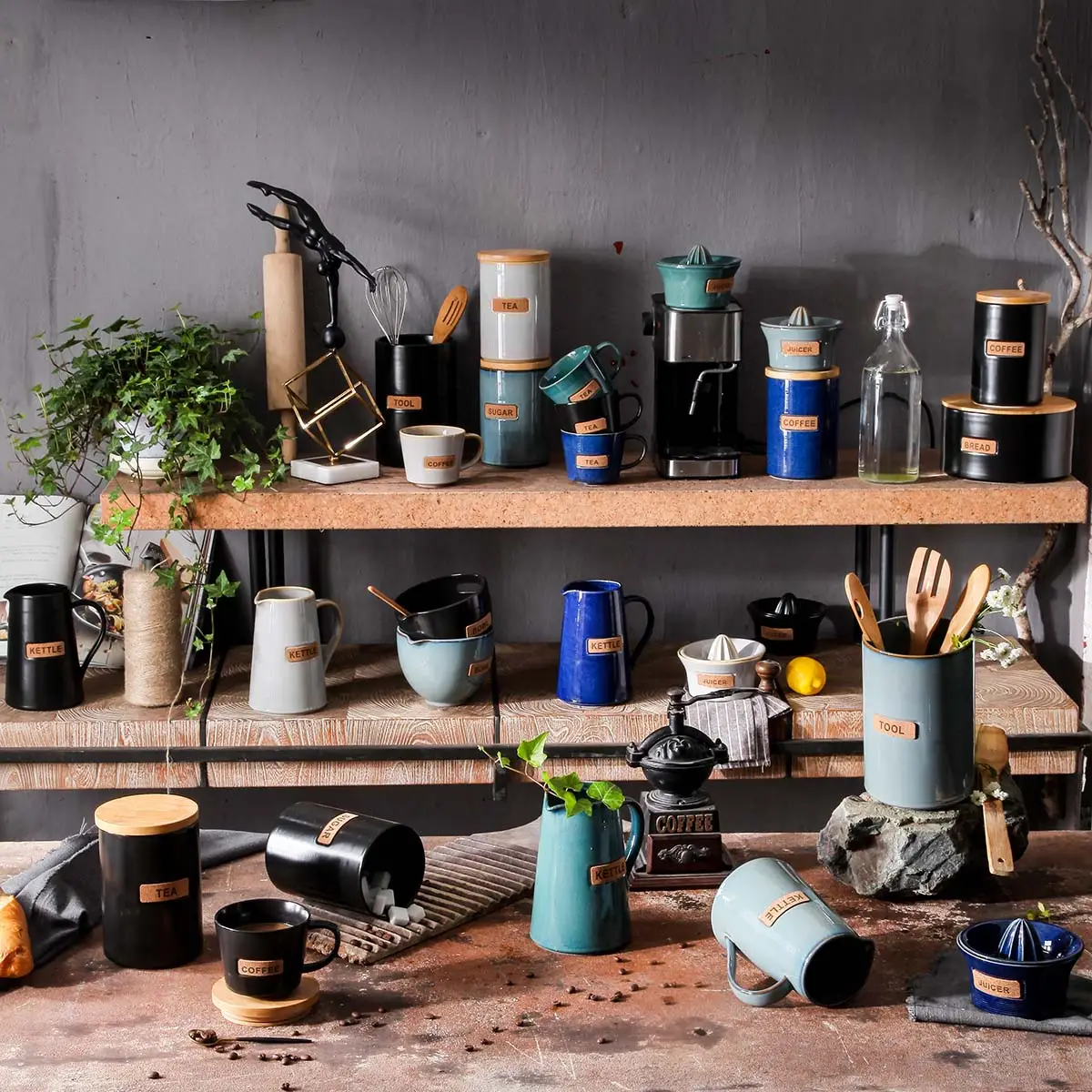 Durable Wholesale Stoneware Utensils, Bulk Kitchen Utensils (4)