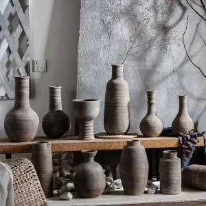 Exquisite Wholesale Ceramic Vases, Brown Flower Vases In Bulk04