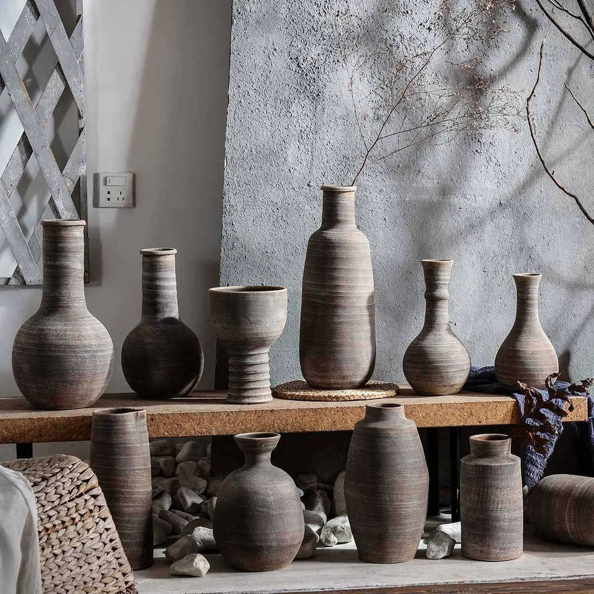 Exquisite Wholesale Ceramic Vases, Brown Flower Vases In Bulk04