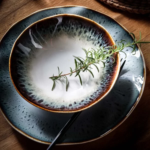 Galaxy Texture Wholesale Plates and Bowls, Bulk Tea Cups and Saucers (3)