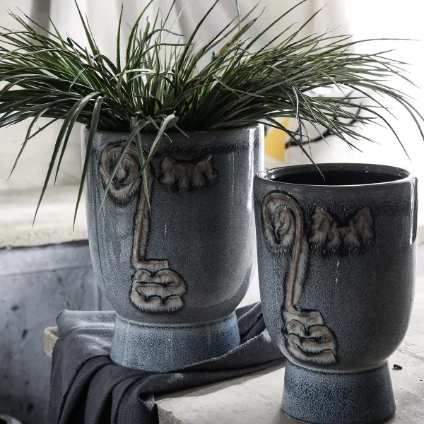 Kiln-Change Texture Wholesale Pots For Plants, Ceramic Vases-4