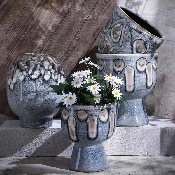 Kiln-Change Texture Wholesale Pots For Plants, Ceramic Vases-8