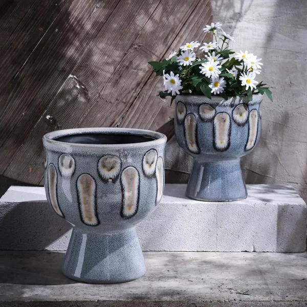 Kiln-Change Texture Wholesale Pots For Plants, Ceramic Vases-9