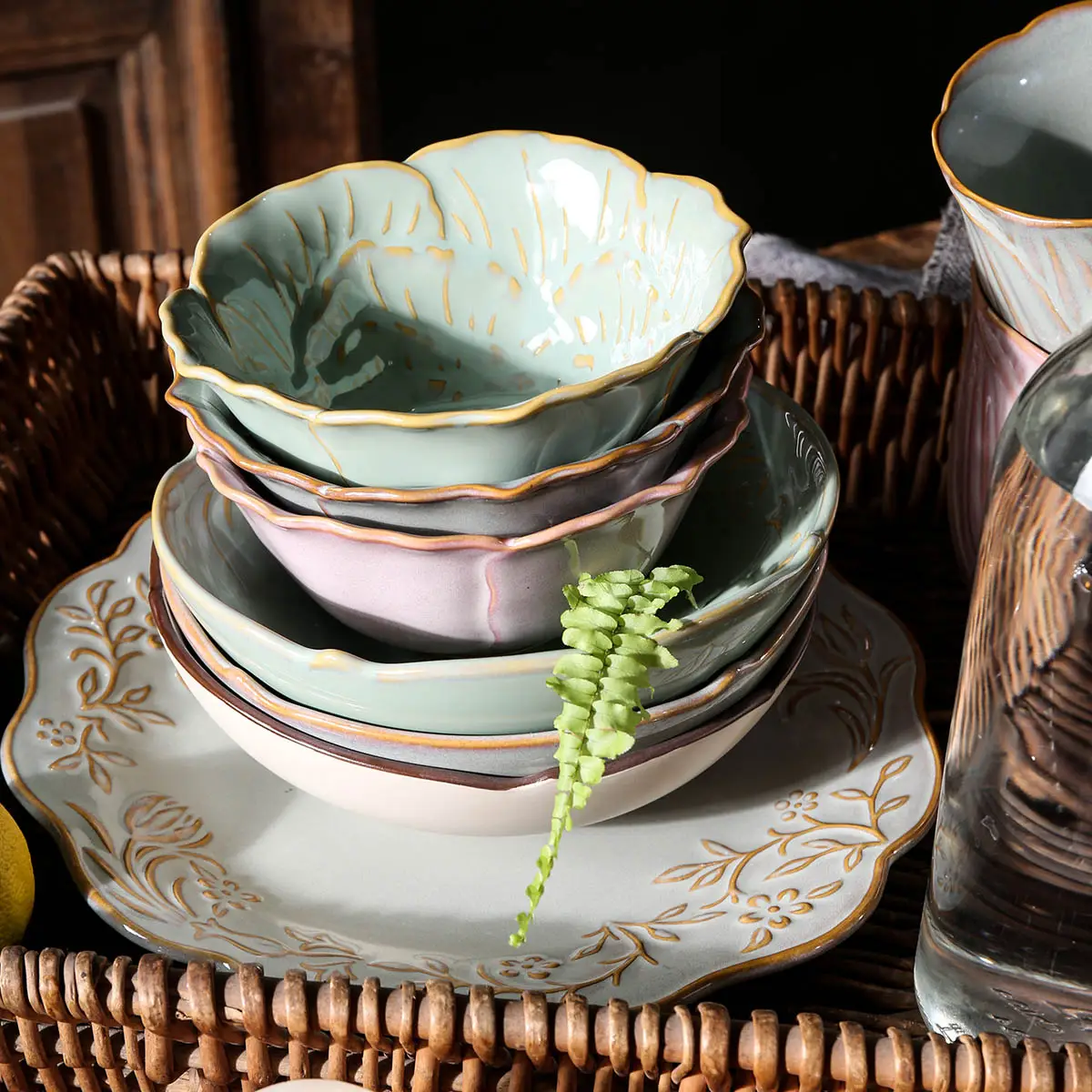 Luxury Porcelain Tableware Wholesale, Plates, Bowls & Cups-5
