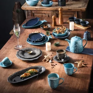 Marine Style Bespoke Tableware Wholesale, Bulk Plates and Bowls (1)