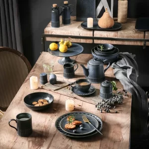 Porcelain Ceramic Tableware Wholesale, Plates And Bowls Set, Tea Pots And Cups-1