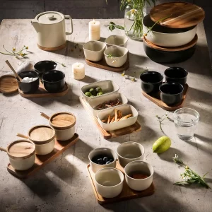 Porcelain Serving Bowls Wholesale, Appetizer Plates Bulk (1)