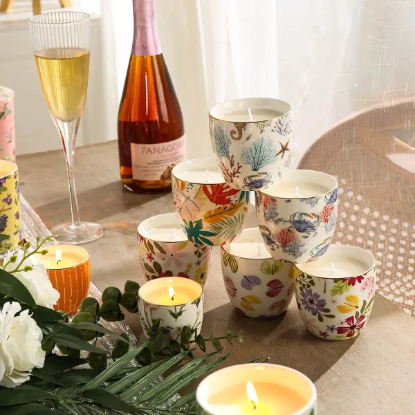 Premium Wholesale Scented Candles In Luxury Ceramic Jars-3