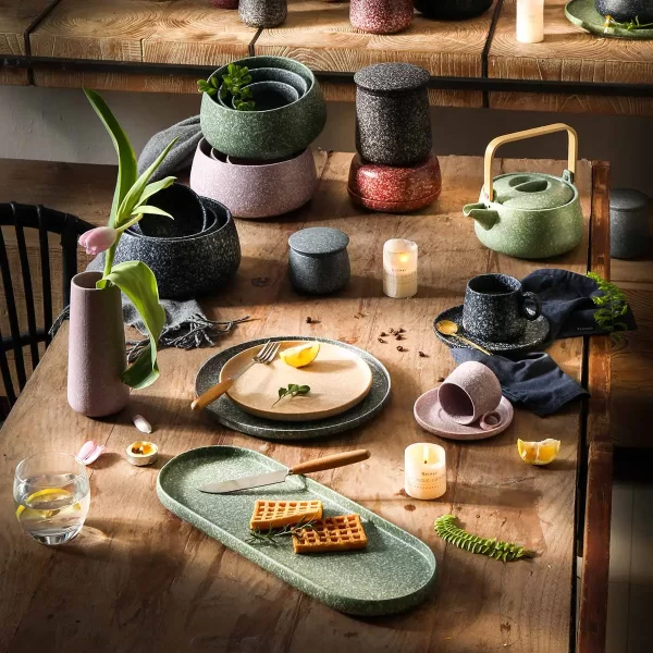 Reactive Glaze Tea Sets Wholesale With Plates, Bowls, Jars (1)