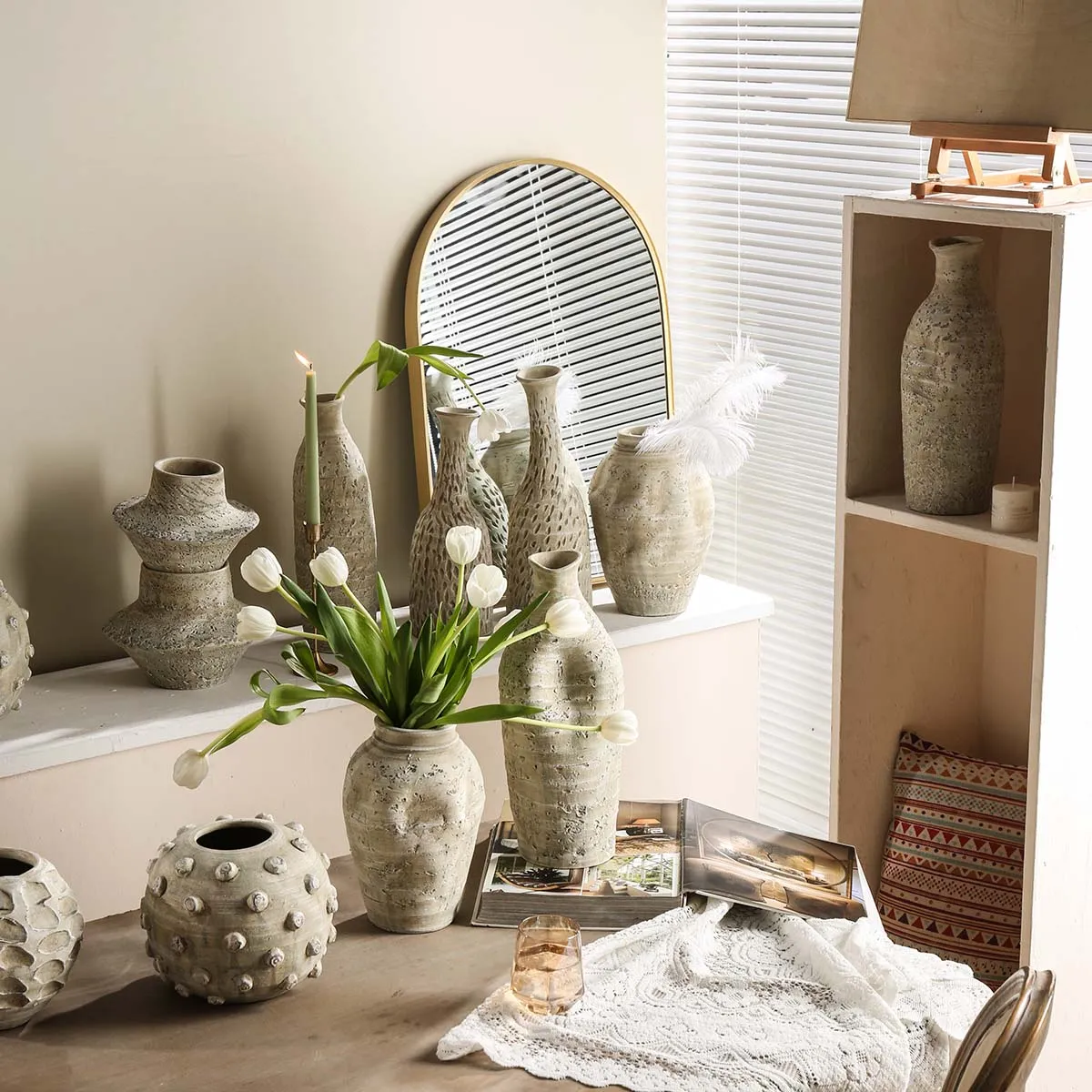 Stylish Wholesale Flower Vases, Ceramic Floral Vases In Bulk-38