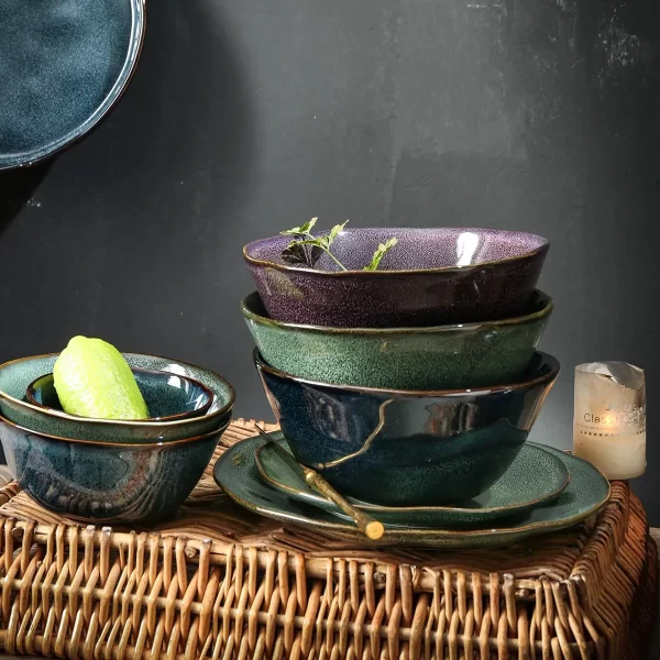 Vintage Style Porcelain Tableware Wholesale, Bulk Plates, Bowls, Jars (3)