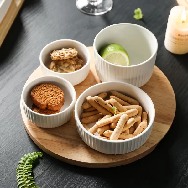 Wholesale Fondue Sets, Ceramic Tapas Serving Dishes Bulk (7)