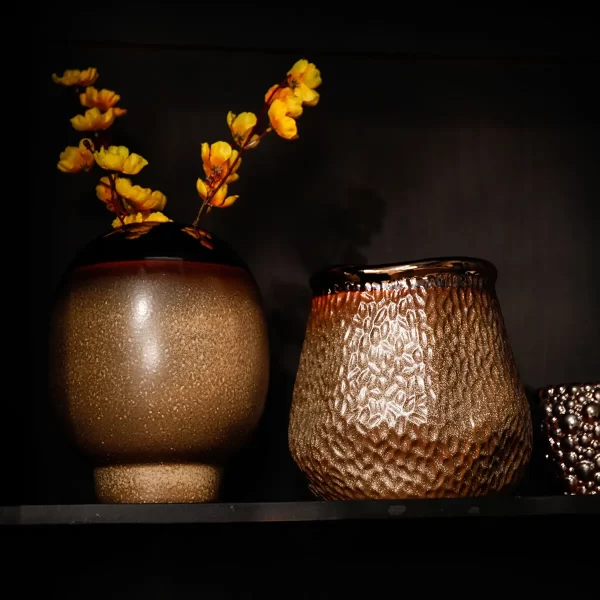 Bronze Color Ceramic Vases Bulk, Flower Vases Wholesale-09