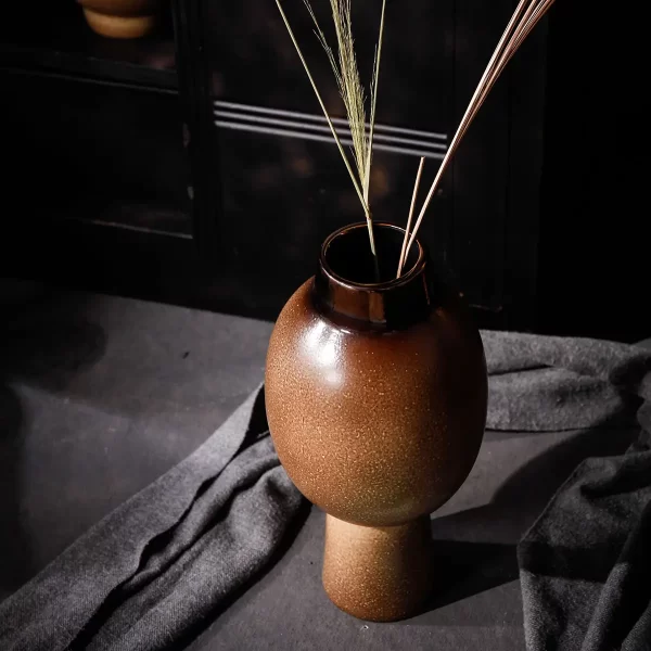 Bronze Color Ceramic Vases Bulk, Flower Vases Wholesale-68