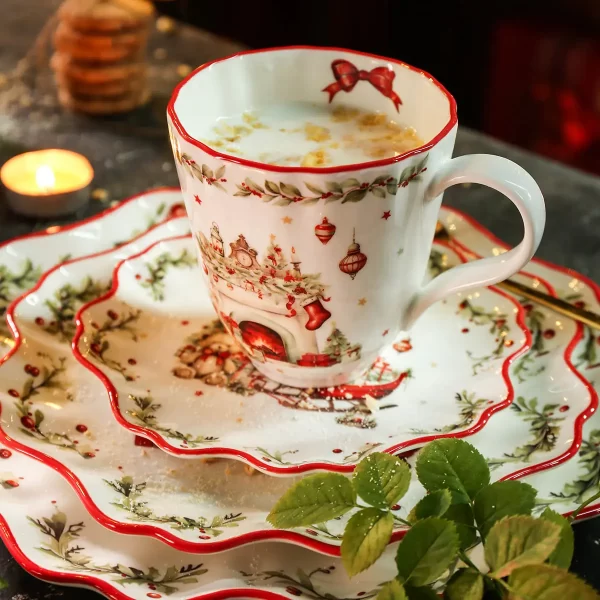 Bulk Christmas Tableware, Wholesale Serving Dishes, Bowls, Coffee Cups (2)