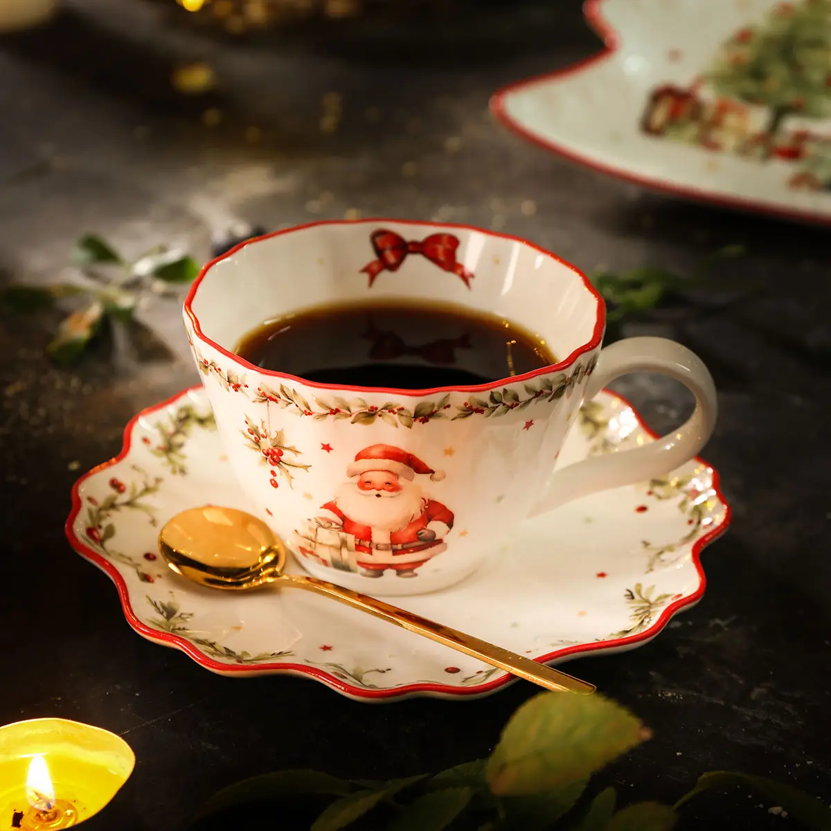 Bulk Christmas Tableware, Wholesale Serving Dishes, Bowls, Coffee Cups (3)