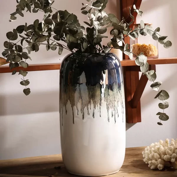 Ceramic Flower Vases Wholesale, Flambé Glaze Vases Bulk-00