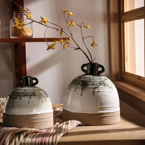 Ceramic Flower Vases Wholesale, Flambé Glaze Vases Bulk-05