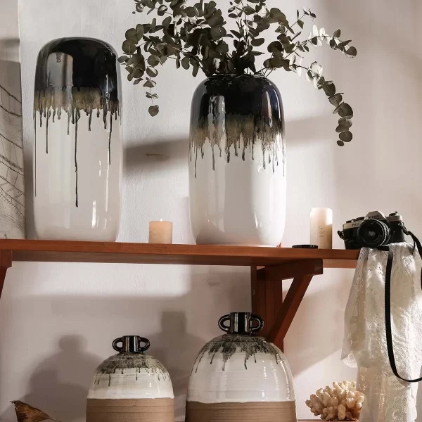 Ceramic Flower Vases Wholesale, Flambé Glaze Vases Bulk-16