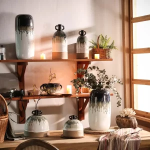 Ceramic Flower Vases Wholesale, Flambé Glaze Vases Bulk-86