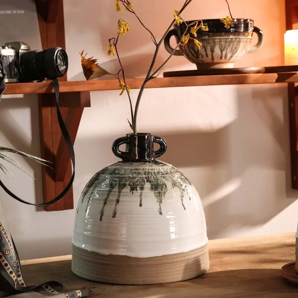 Ceramic Flower Vases Wholesale, Flambé Glaze Vases Bulk-89