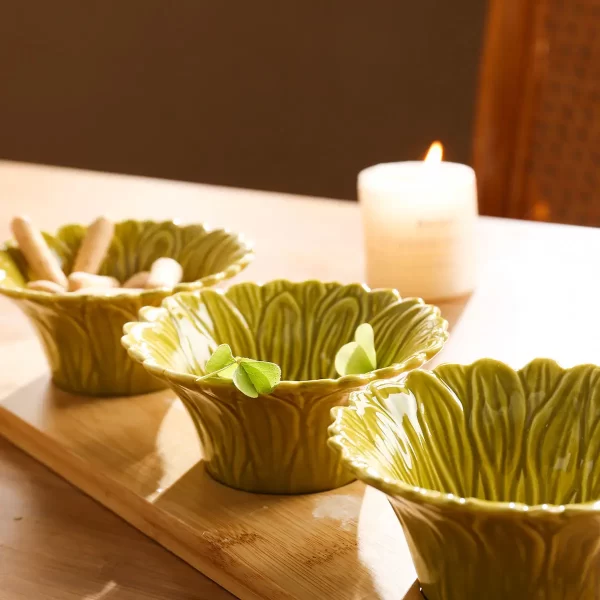 Floral Textured Ceramic Dinner Sets Wholesale, Plates Bowls Cups (6)