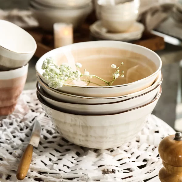 Gradient Ceramic Bulk Tableware, Wholesale Plates, Bowl, Cup Saucer (3)