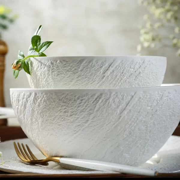 Matte Black & White Bulk Plates And Bowls, Teapots and Cups (5)