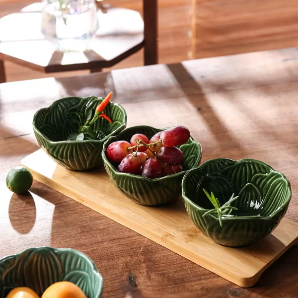Restaurant Plates And Bowls Wholesale, Floral Shape Tableware Bulk (7)