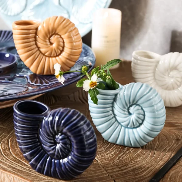 Shell Shape Wholesale Dishware, Ceramic Plates And Bowls Bulk (6)