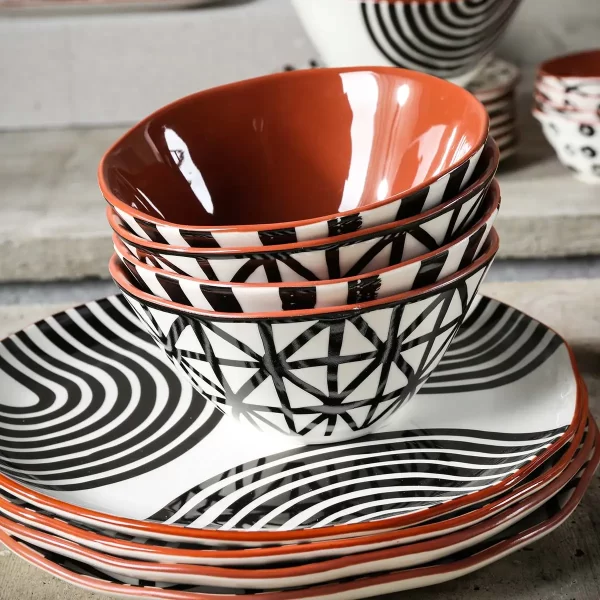 Special Pattern Bulk Crockery, Wholesale Bowls and Plates (4)