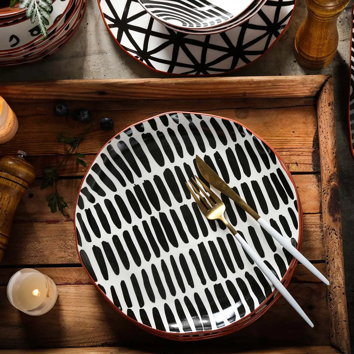 Special Pattern Bulk Crockery, Wholesale Bowls and Plates (7)
