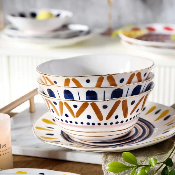 Sun Totem Bulk Soup Bowls, Plates, Cups, Teapots Wholesale (6)