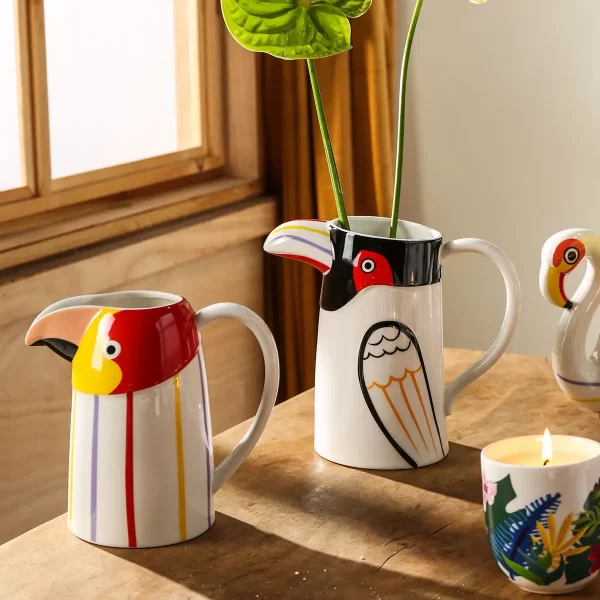 Tropical Bird Restaurant Crockery Wholesale, Bulk Dishware, Bowls, Plates, Cups (2)