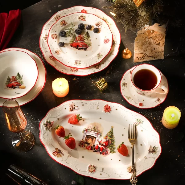 Christmas Dinnerware In Bulk, Wholesale Bowls, Plates, Cups-7