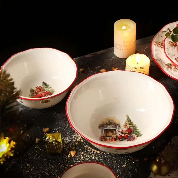 Christmas Dinnerware In Bulk, Wholesale Bowls, Plates, Cups-3