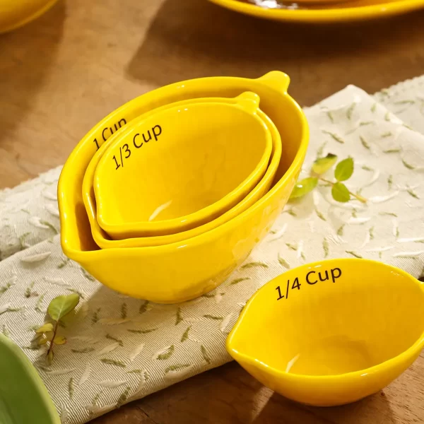 Lemon Shape Bulk China Dinnerware, Wholesale Plates and Bowls-7