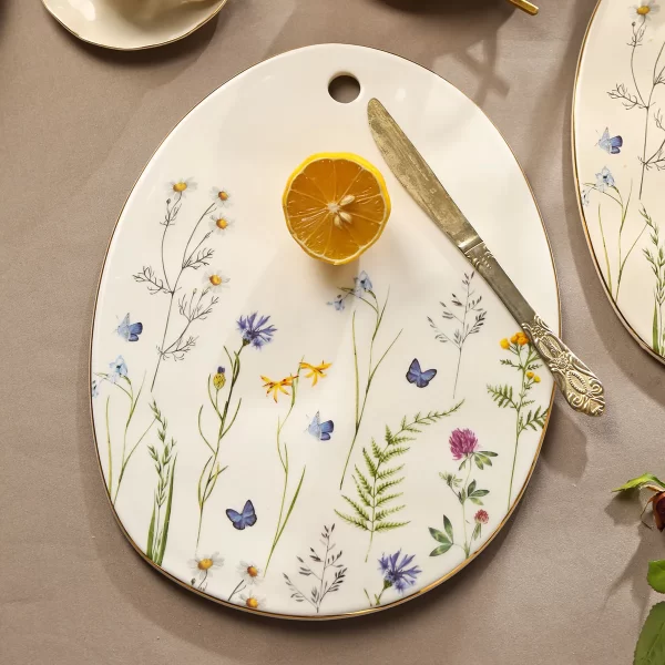 Nature Nostalgia Floral Wholesale Porcelain Dinnerware, Plates, Bowls, Cups-5
