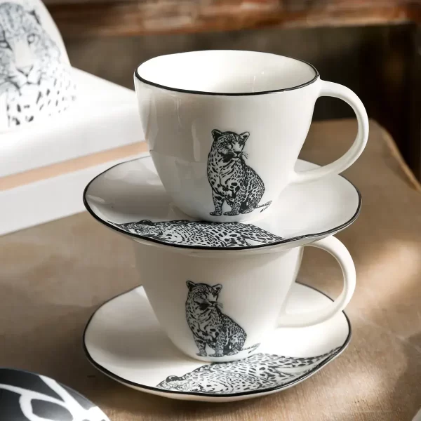 Raw Wild Wholesale Dinner Set, Porcelain Dinner Plates, Bowls, Cups Bulk-3