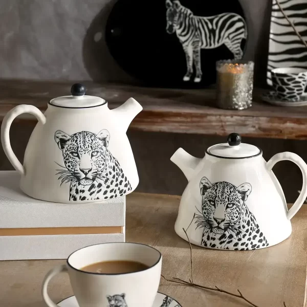 Raw Wild Wholesale Dinner Set, Porcelain Dinner Plates, Bowls, Cups Bulk-4