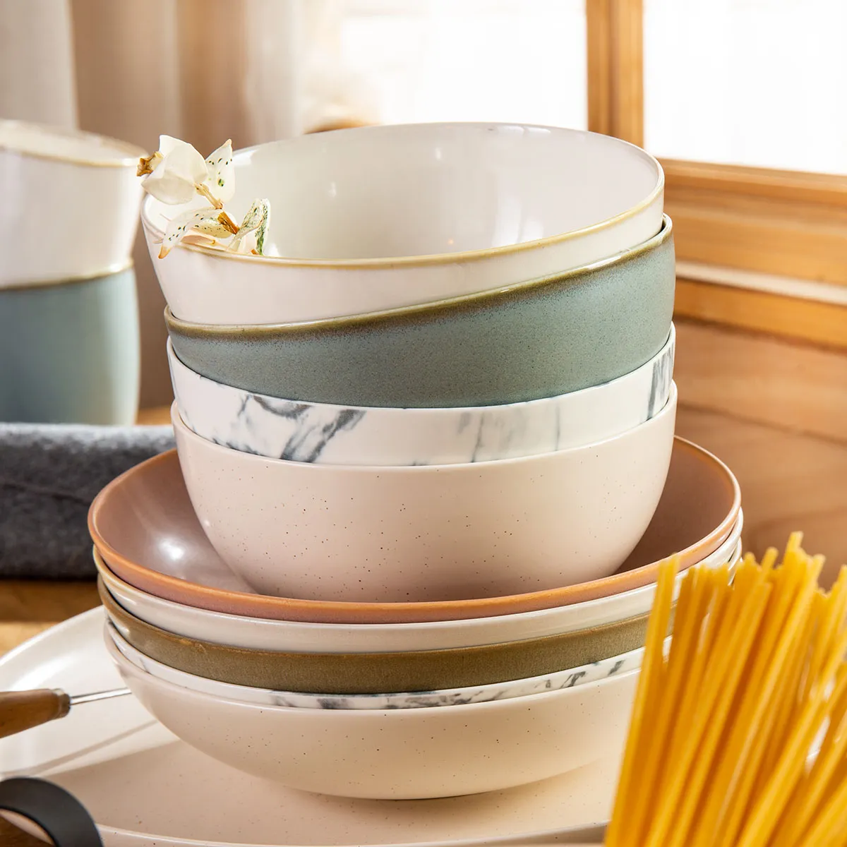 Restaurant Tableware Wholesale, Bulk Porcelain Plates and Bowls-3