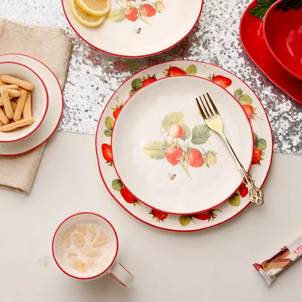 Strawberry Theme Bulk Dinnerware Wholesale, Custom Crockery-2